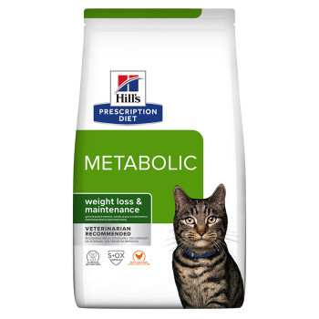 2x12kg Hill's Prescription Diet Feline száraz macskatáp- Metabolic Weight Management csirke (2 x 12 kg) - Kisállat kiegészítők webáruház - állateledelek