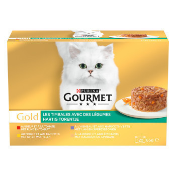 96x85 g  Jumbopack: Gourmet Gold - rafinált ragu: Marha