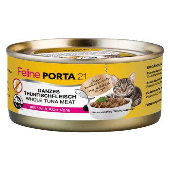 Feline Porta 21 gazdaságos csomag - 24 x 156 g - Tonhal & aloe vera - Kisállat kiegészítők webáruház - állateledelek