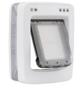 PetSafe® SmartDoor Connected háziállatajtó fehér (M méret) kutyafelszerelés - Kisállat kiegészítők webáruház - állateledelek
