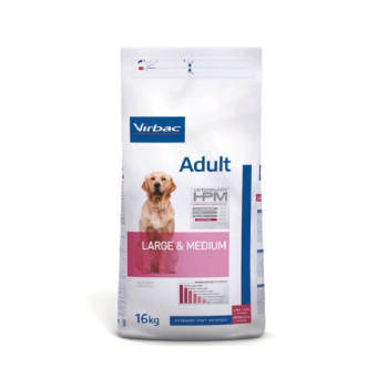 Virbac Veterinary HPM Adult Large & Medium - 16 kg - Kisállat kiegészítők webáruház - állateledelek