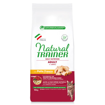 2x10kg Natural Trainer Adult csirke száraz macskatáp - Kisállat kiegészítők webáruház - állateledelek