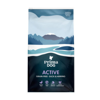 2x10kg PrimaDog Adult Active Grain Free kacsa & hering száraz kutyatáp - Kisállat kiegészítők webáruház - állateledelek