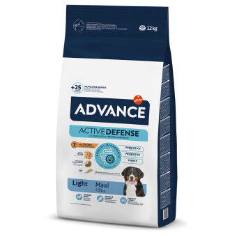 2x12kg Advance Maxi Light száraz kutyatáp - Kisállat kiegészítők webáruház - állateledelek