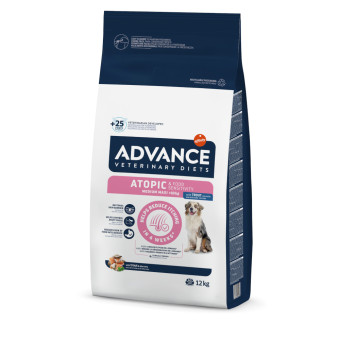 12kg Advance Veterinary Diets Atopic pisztráng száraz kutyatáp - Kisállat kiegészítők webáruház - állateledelek