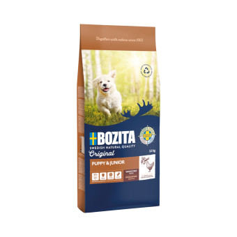 2x12kg Bozita Original Puppy & Junior búzamentes száraz kutyatáp - Kisállat kiegészítők webáruház - állateledelek