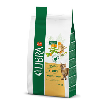 2x12kg Libra Adult csirke & rizs száraz macskatáp - Kisállat kiegészítők webáruház - állateledelek