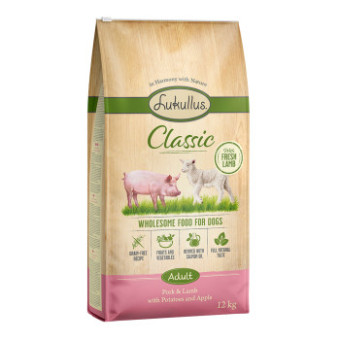 2x12kg  Lukullus Classic sertés & bárány gabonamentes száraz kutyatáp - Kisállat kiegészítők webáruház - állateledelek