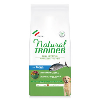 2x12kg Natural Trainer Adult Maxi tonhal száraz kutyatáp - Kisállat kiegészítők webáruház - állateledelek