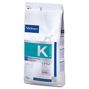 2x12kg Virbac Veterinary HPM Dog Kidney Support K1 száraz kutyatáp - Kisállat kiegészítők webáruház - állateledelek