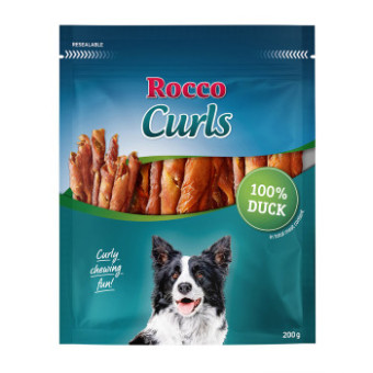 12x200 g Rocco Curls kacsa kutyasnack - Kisállat kiegészítők webáruház - állateledelek