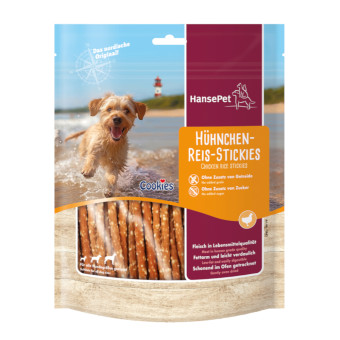 12x200g Cookies Delikatess Stickies csirke & rizs kutyasnack - Kisállat kiegészítők webáruház - állateledelek