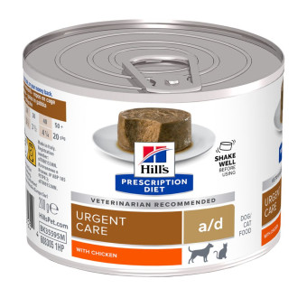 48x200g Hill's Prescription Diet a/d Canine Restorative Care csirke nedves kutyatáp - Kisállat kiegészítők webáruház - állateledelek