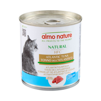 12x280g Almo Nature HFC - Atlanti tonhal nedves macskatáp - Kisállat kiegészítők webáruház - állateledelek