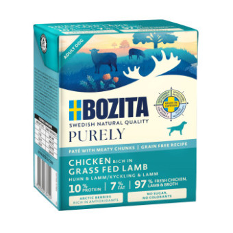 24x370g Bozita Purely Paté Bárány nedves kutyatáp - Kisállat kiegészítők webáruház - állateledelek