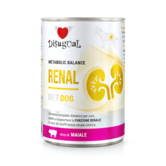 24x400g Disugual Renal Dog sertés nedves kutyatáp - Kisállat kiegészítők webáruház - állateledelek