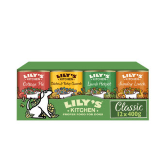 24x400g Lily's Kitchen Classic Recipes kutyáknak nedves kutyatáp - Kisállat kiegészítők webáruház - állateledelek