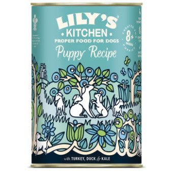 12x400g Lily's Kitchen Puppy pulyka & kacsa nedves kutyatáp - Kisállat kiegészítők webáruház - állateledelek