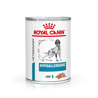 24x400g Royal Canin Veterinary Hypoallergenic Mousse nedves kutyatáp - Kisállat kiegészítők webáruház - állateledelek