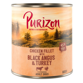 12x800g Purizon Original nedves kutyatáp - Csirkefilé