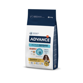 14kg Advance Sensitive Adult lazac & rizs száraz kutyatáp 13% kedvezménnyel - Kisállat kiegészítők webáruház - állateledelek