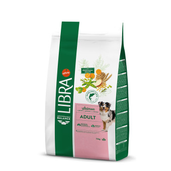 2x14kg Libra Adult lazac száraz kutyatáp - Kisállat kiegészítők webáruház - állateledelek