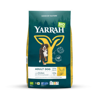 2x10kg Yarrah Bio Adult bio csirke száraz kutyatáp - Kisállat kiegészítők webáruház - állateledelek