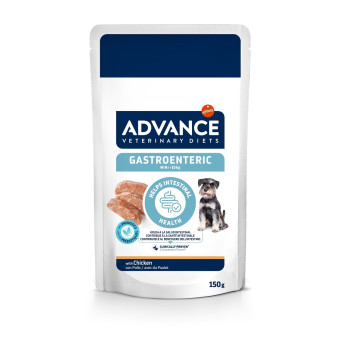 16x150g Advance Veterinary Diets Dog Gastroenteric Mini nedves kutyatáp - Kisállat kiegészítők webáruház - állateledelek