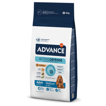 18kg Advance Medium Adult száraz kutyatáp 13% kedvezménnyel - Kisállat kiegészítők webáruház - állateledelek