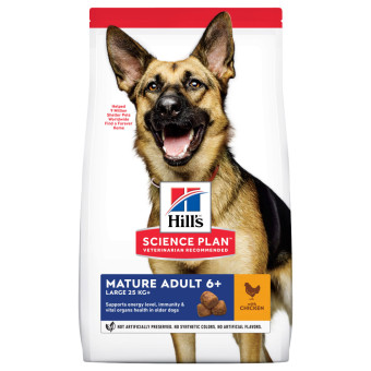 2x14kg Hill's Canine Mature Adult 6+ Large csirke száraz kutyatáp - Kisállat kiegészítők webáruház - állateledelek