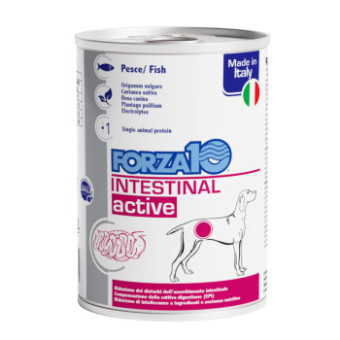 12x390g Forza10 Active Line Intestinal hal nedves kutyatáp - Kisállat kiegészítők webáruház - állateledelek