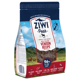 2x 1kg Ziwi Peak légszáraz kutyatáp szarvashússal Száraz kutyatáp - Kisállat kiegészítők webáruház - állateledelek