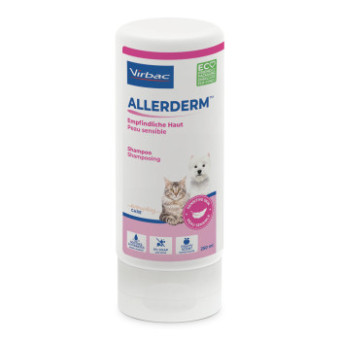 2 x 250 ml Virbac Allerderm Sensitive Skin sampon kutyáknak - Kisállat kiegészítők webáruház - állateledelek