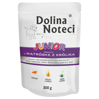 20x300 g Gazdaságos csomag: Noteci Junior nedves kutyatáp - Nyúlmáj - Kisállat kiegészítők webáruház - állateledelek