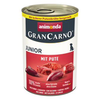 24 x400g animonda GranCarno Original Junior pulyka kutyatáp - Kisállat kiegészítők webáruház - állateledelek