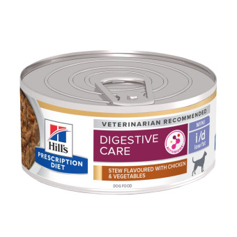 48x156g Hill's Prescription Diet i/d Low Fat Digestive Care Ragu csirke nedves kutyatáp - Kisállat kiegészítők webáruház - állateledelek