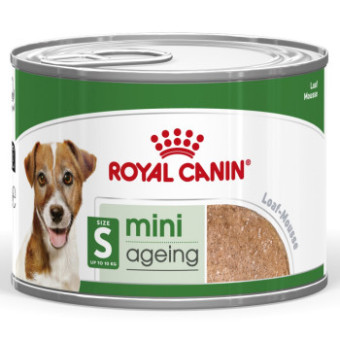 24x195g Royal Canin Mini Ageing Mousse nedves kutyatáp - Kisállat kiegészítők webáruház - állateledelek