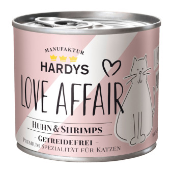 24x200g Hardys LOVE AFFAIR Csirke & garnélarák nedves macskatáp - Kisállat kiegészítők webáruház - állateledelek