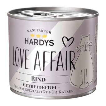 24x200g Hardys LOVE AFFAIR Marha nedves macskatáp - Kisállat kiegészítők webáruház - állateledelek
