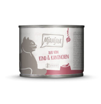 24x200g MjAMjAM Duo Marha & nyúl nedves macskatáp - Kisállat kiegészítők webáruház - állateledelek