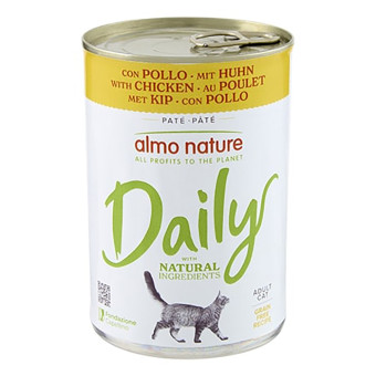 24x400g Almo Nature Daily Menu csirke nedves macskatáp - Kisállat kiegészítők webáruház - állateledelek