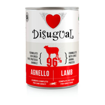 24x400g Disugual Adult bárány nedves kutyatáp - Kisállat kiegészítők webáruház - állateledelek