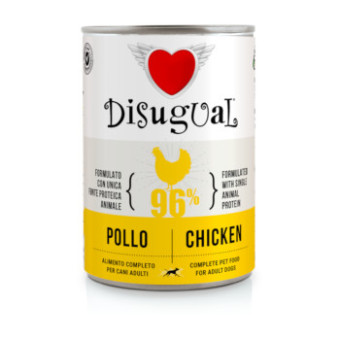 24x400g Disugual Adult csirke nedves kutyatáp - Kisállat kiegészítők webáruház - állateledelek