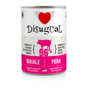 24x400g Disugual Adult sertés nedves kutyatáp - Kisállat kiegészítők webáruház - állateledelek