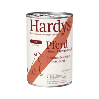 24x400g Hardys Pure ló nedves kutyatáp - Kisállat kiegészítők webáruház - állateledelek