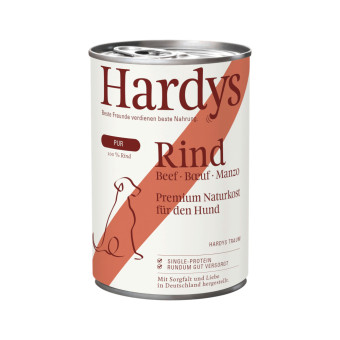24x400g Hardys Pure marha nedves kutyatáp - Kisállat kiegészítők webáruház - állateledelek