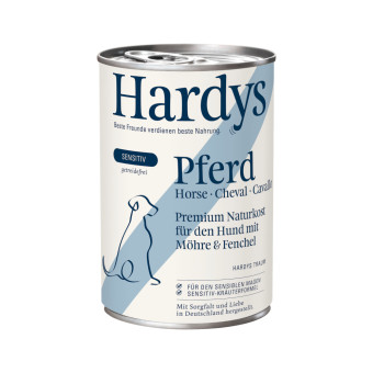 24x400g Hardys Senistive Ló nedves kutyatáp - Kisállat kiegészítők webáruház - állateledelek