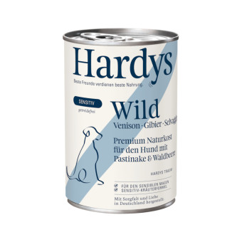 24x400g Hardys Senistive Vad nedves kutyatáp - Kisállat kiegészítők webáruház - állateledelek