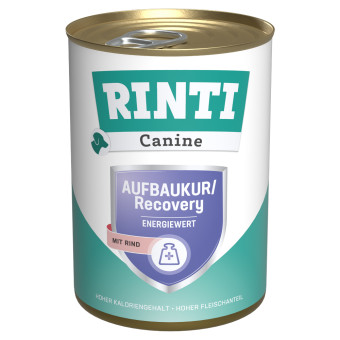 24x400g RINTI Canine Aufbaukur marha nedves kutyatáp - Kisállat kiegészítők webáruház - állateledelek