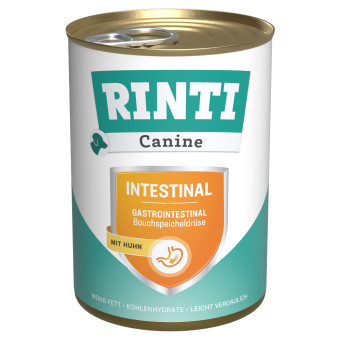 24x400g Rinti Dog Intestinal csirke nedves kutyatáp - Kisállat kiegészítők webáruház - állateledelek